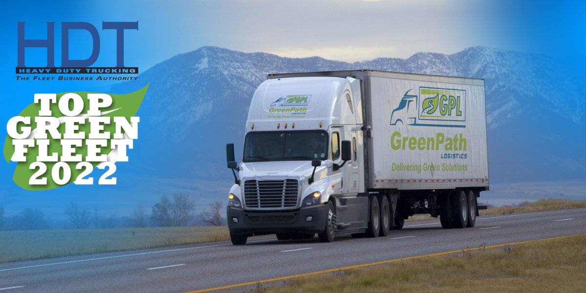 One of HDT's 2022 Top Green Fleets, GreenPath Logistics, uses no #diesel fuel in its operations. Most of its 210 heavy-duty and 30 medium-duty trucks operate on #renewablenaturalgas #RNG 👉loom.ly/pCHwKTI #HDTGreenFleet