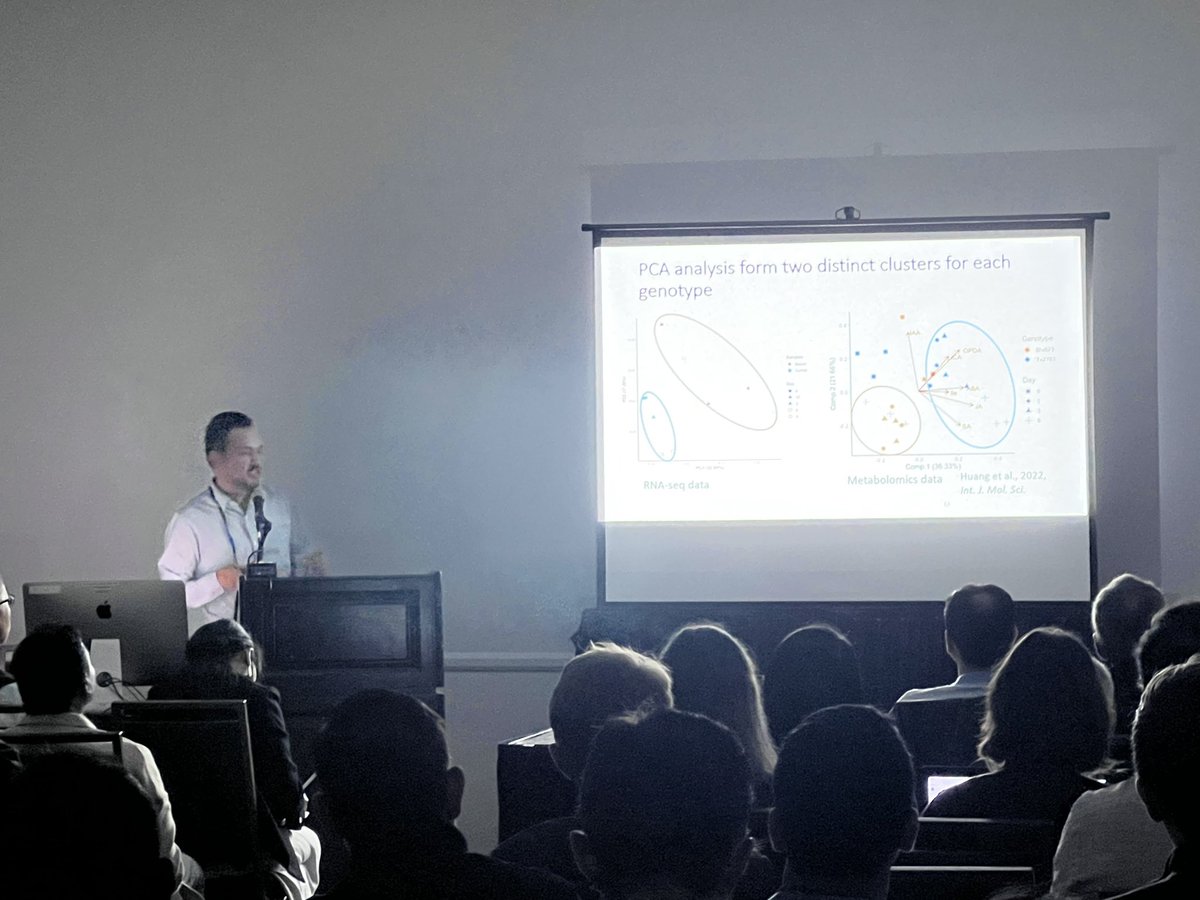jeewanpandeyag's tweet photo. Great talk by @KS952gene Comparative Transcriptomic and Metabolomic Analyses of Resistant and Susceptible Sorghum Genotypes in Response to Sugarcane Aphid Infestation. #transcriptomicprofiles #DEGs #NBSLRR #MAPKsignaling, #salicylic #jasmonicacid at #PAG30 https://t.co/hd3agvo49I