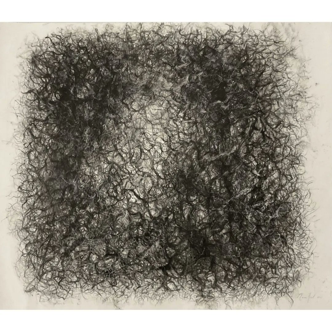 This Saturday our newest exhibition 'Lines' opens! 'Lines' will be open from January 21st until March 18th. Visit our website for tickets and more info!  
Image: Eleanor Neal, 'Transcending Ambiguity', 2021, Graphite, India Ink, Oli Pastel, 36 x 42in
Offered Gift of the Artist