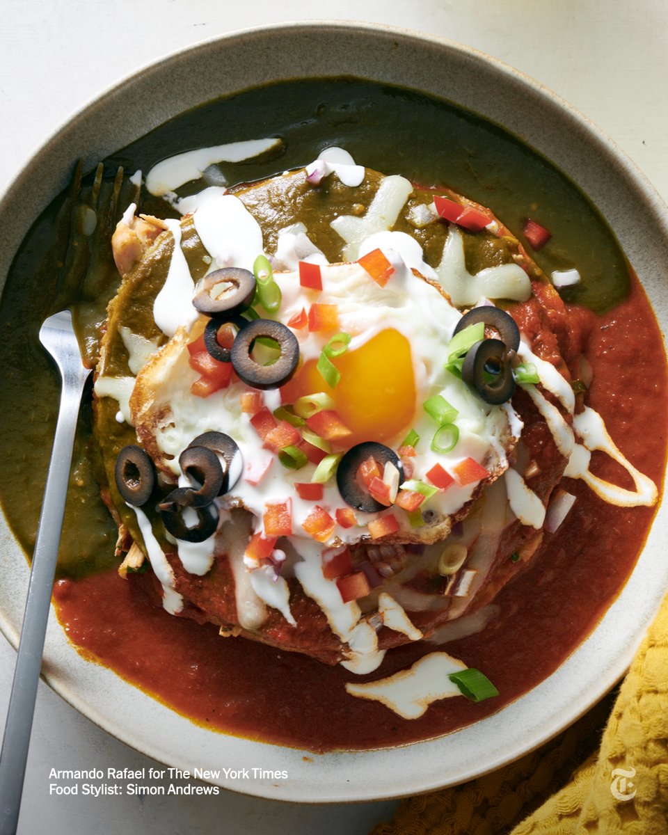 nytimes's tweet photo. "It was excellent, rich and flavorful." These enchiladas are easy and the perfect hangover food.
https://t.co/zL9LCd7dE3 https://t.co/IAfXtl7o8E