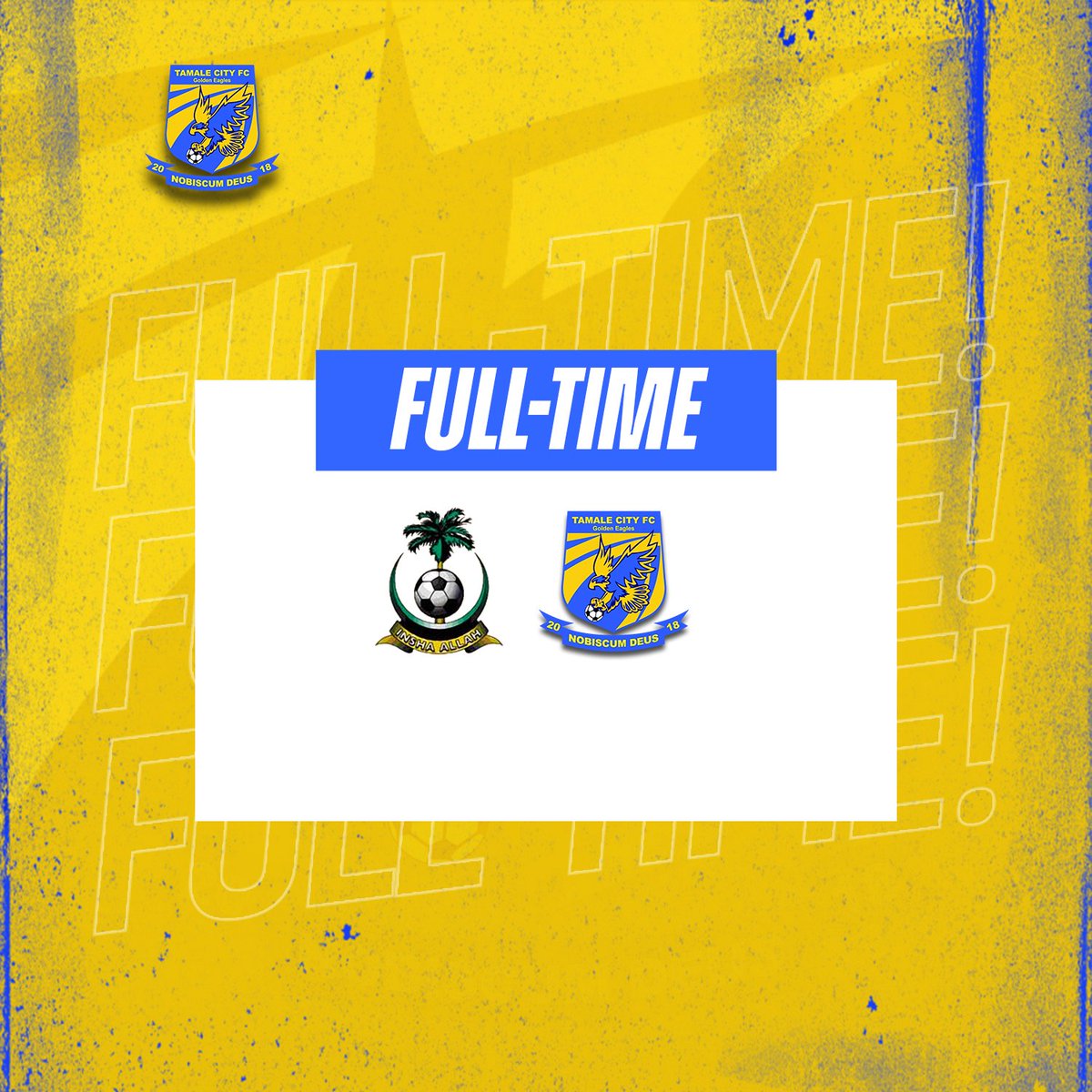 ⌚|FT

Defeat on the road...🟡🔵

King Faisal 1️⃣🆚0️⃣ Tamale City

#DareToDo
#WeAreHereToStay
#Citizens