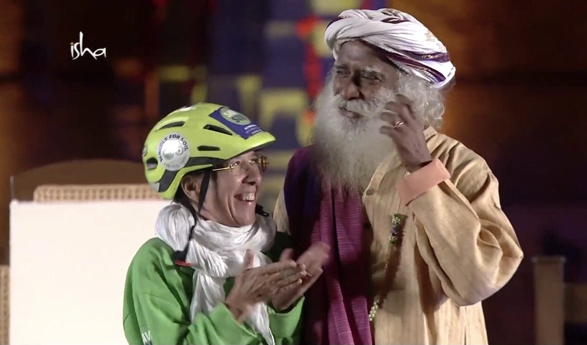 wheelsforsoil's tweet photo. Did you watch the unveiling of #Adiyogi until the end? 

#Savesoil @cpsavesoil 

#SadhguruSannidhi @ishafoundation https://t.co/qZNtmPMkeq