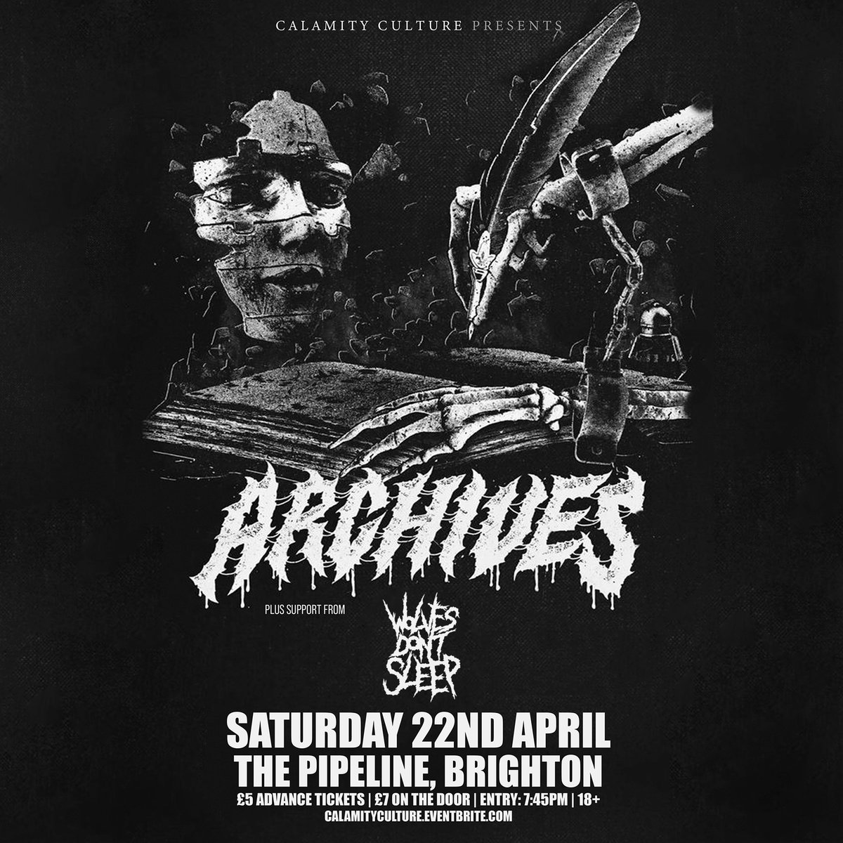 🐺BRIGHTON🐺
We are coming to you for the first time supporting Archives as part of their UK tour.
 
 #wolveshatecrew #metalcore