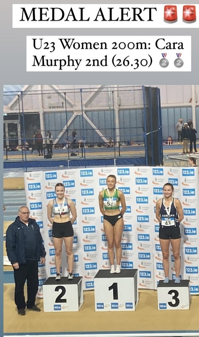 DSDAC's tweet photo. Some super results yesterday by our U23 &amp; U20 athletes at the @irishathletics Indoor Championships yesterday- as well as individual and relay medals - lots of personal bests amongst all our athletes competing. Thanks to all the competition officials and volunteers. https://t.co/dwuFK2IBIb