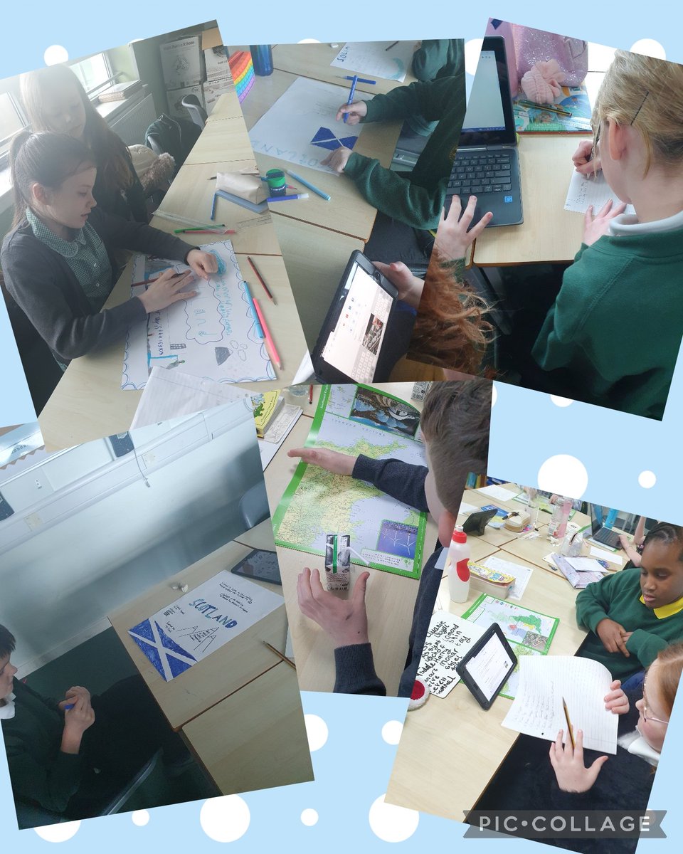 MrsMitchellKPS's tweet photo. It was lovely to have everyone back for the start of term this week! We have been using our research skills to find out all about Scotland and its beautiful landscape - lots of interesting discussion and working together! @KnightsridgePr1 https://t.co/7JkAWHGWTy