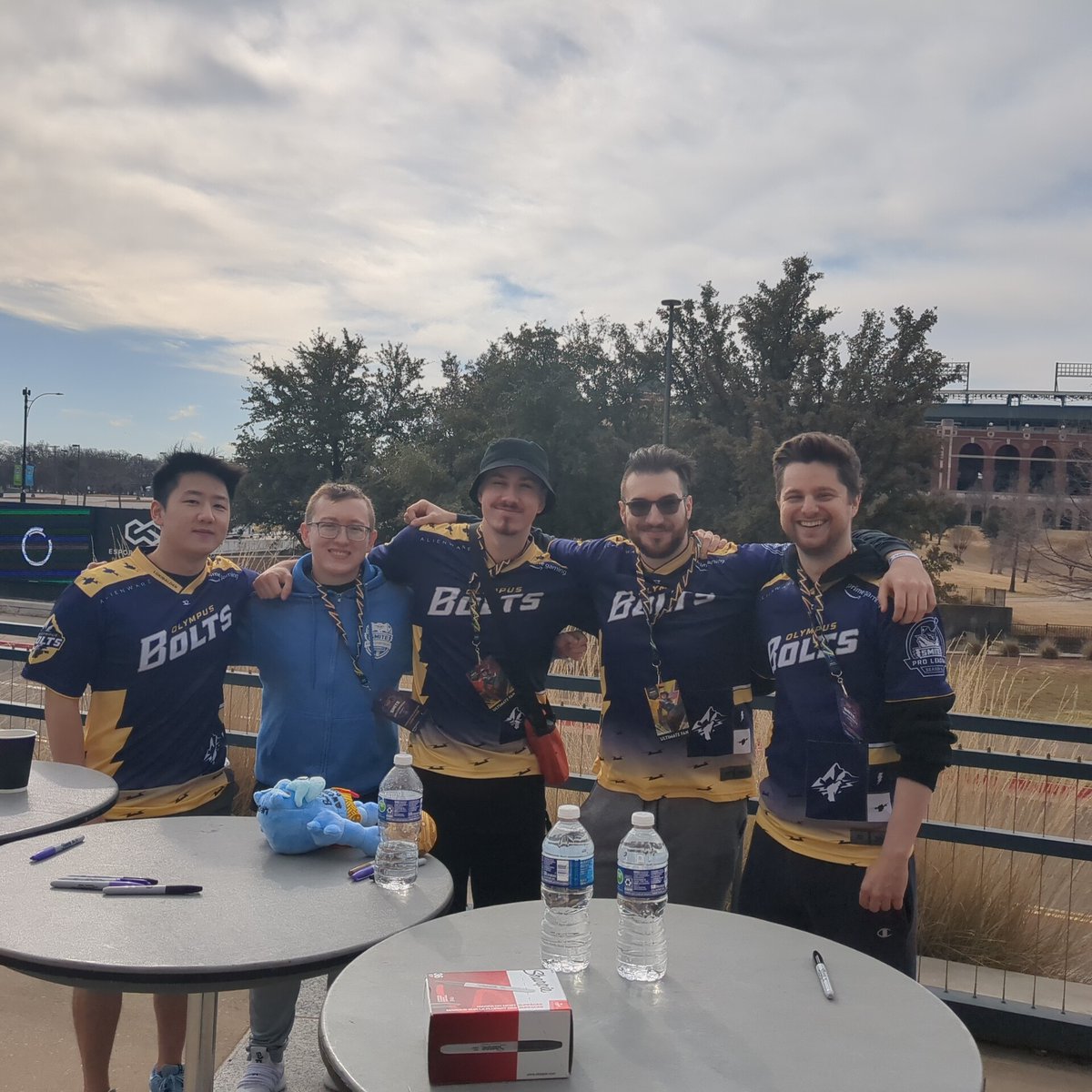 The <a href="/SPLBolts/">Olympus Bolts</a> are outside and excited! 

Swing by the patio and say hello! ⚡