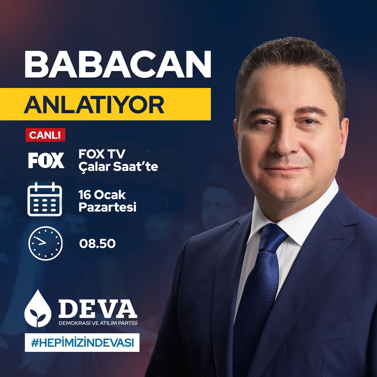 16 Ocak Pazartesi (yarın), saat 08.50’de Fox TV’de İlker Karagöz ile “Çalar Saat” programında gündemi değerlendireceğim.

@FOXhaber <a href="/karagozilker/">ilker karagöz</a>