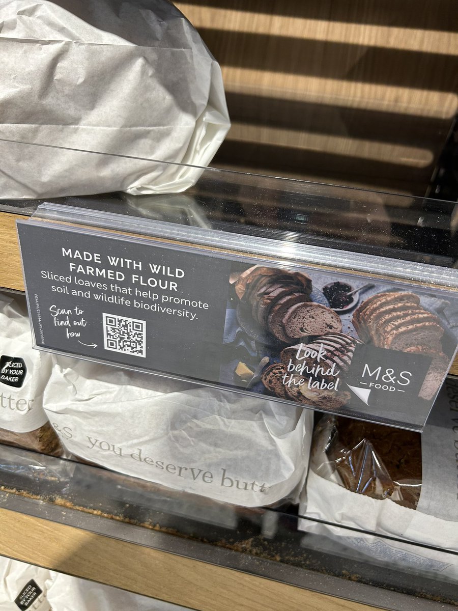 Genuine question @marksandspencer what is #wildfarmed flour ?