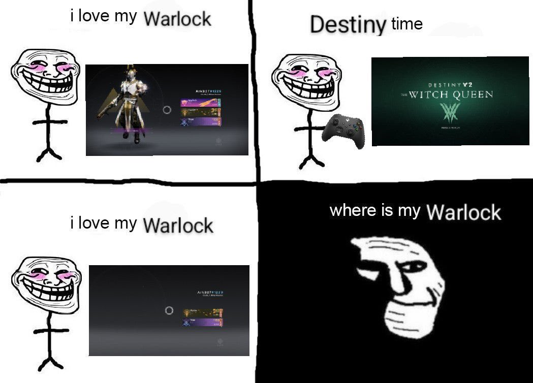 destinytrack's tweet photo. “Everyone’s fear right now” #Destiny2 

Meme By: u/Ark927 - https://t.co/rBwEs4EQtb https://t.co/TZAfW1CX38