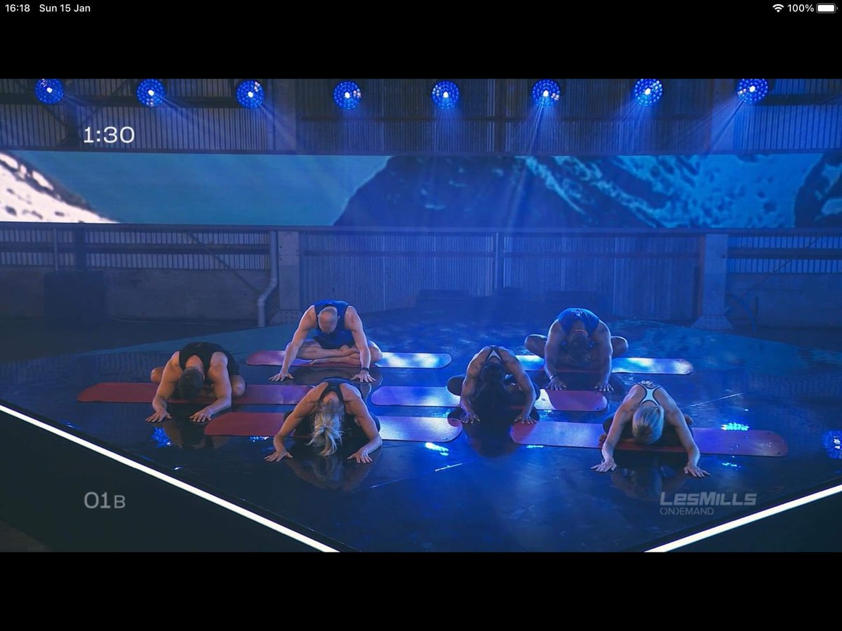 HELLSBELLS_DFYB's tweet photo. Today's #Wellbeing is brought to you by @yogawithadriene #Center #CenterDay14 and @LesMills #Bodybalance #Bodybalance87 https://t.co/O0JuwFaOv9