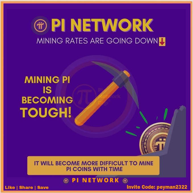 rlq3413's tweet image. 👉 Mining rates are going down.
Don&apos;t miss the time!

#PiNetwork #PiNetworkDigi #Mining