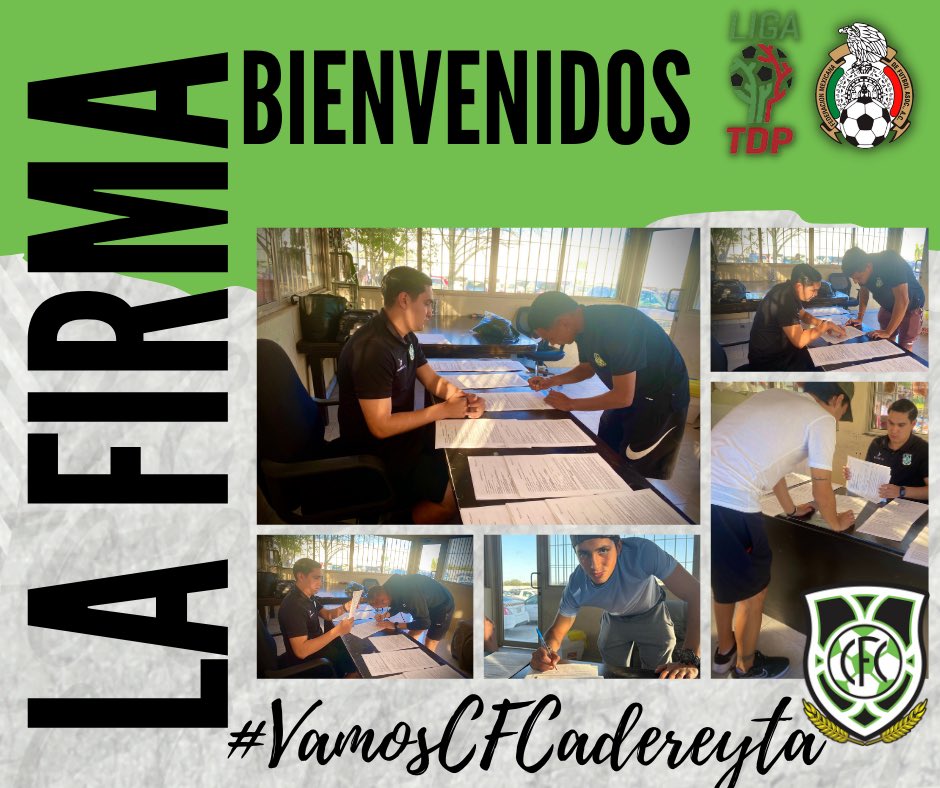 cfcadereyta's tweet photo. ✅ ¡Todo Acordado!

Llegan los refuerzos para la clausura 2023, Se firmaron los contratos en estos días daremos a conocer los nombres y posiciones ¡BIENVENIDOS!

#JuntosXlaliguilla‼️ https://t.co/riFoAtOl56