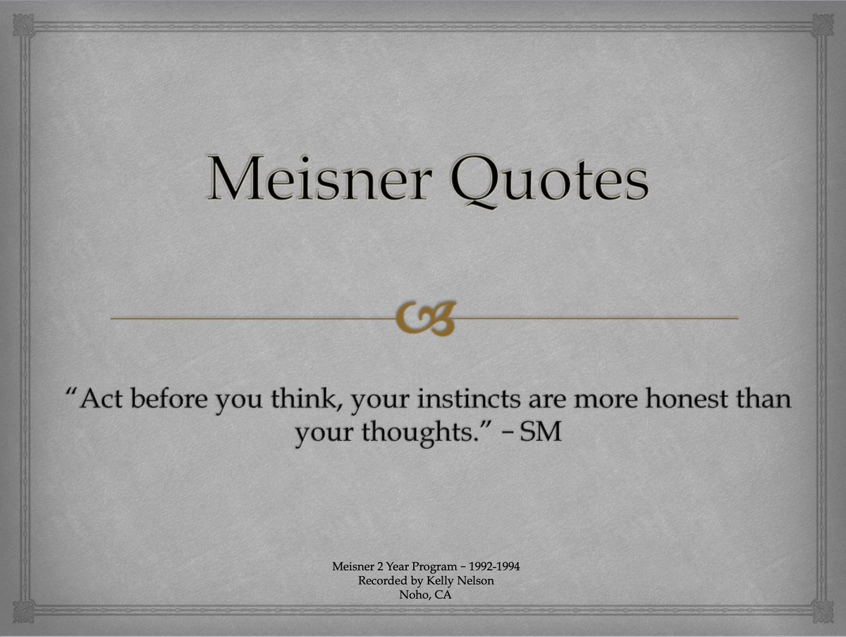 #Acting #Meisner #AllTimeClassic