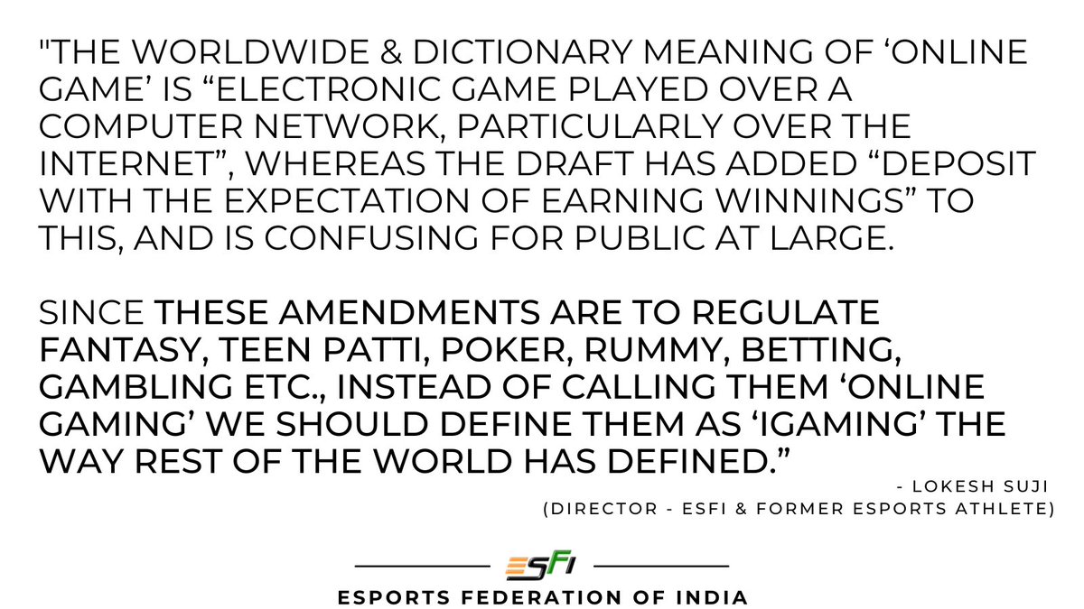 Esports Federation of India tweet media