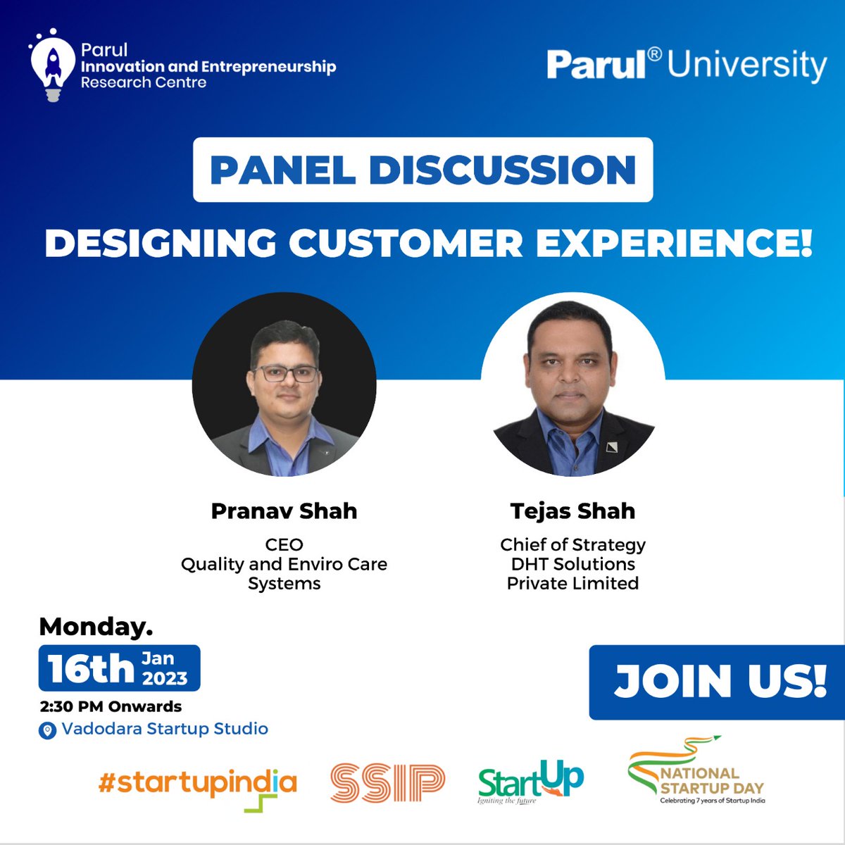 VStartupStudio's tweet photo. 'The success of the young entrepreneur is the key to the transformation of India in the new millennium' ✨

In the spirit of encouraging and fostering the entrepreneurial culture, #PIERC is celebrating National Startup Day at @VStartupStudio.

#VSSPU #EDCPU #NationalStartupDay https://t.co/hmN3QpFbmg