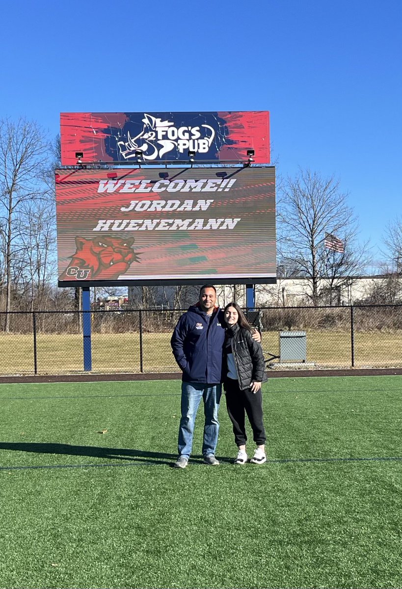 Jordan03243's tweet photo. After a great visit with Coach Horn I am excited to have received the opportunity to further my academic and athletic career at Cleary University! Go Cougars❤️💙 https://t.co/wFk9ImAU0l