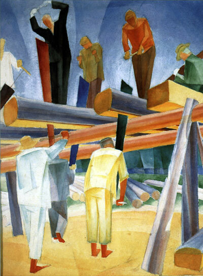 artbogomazov's tweet photo. Sawyers, 1925 #spectralism #bogomazov https://t.co/g7nImmrtXT https://t.co/dsWllJBreA