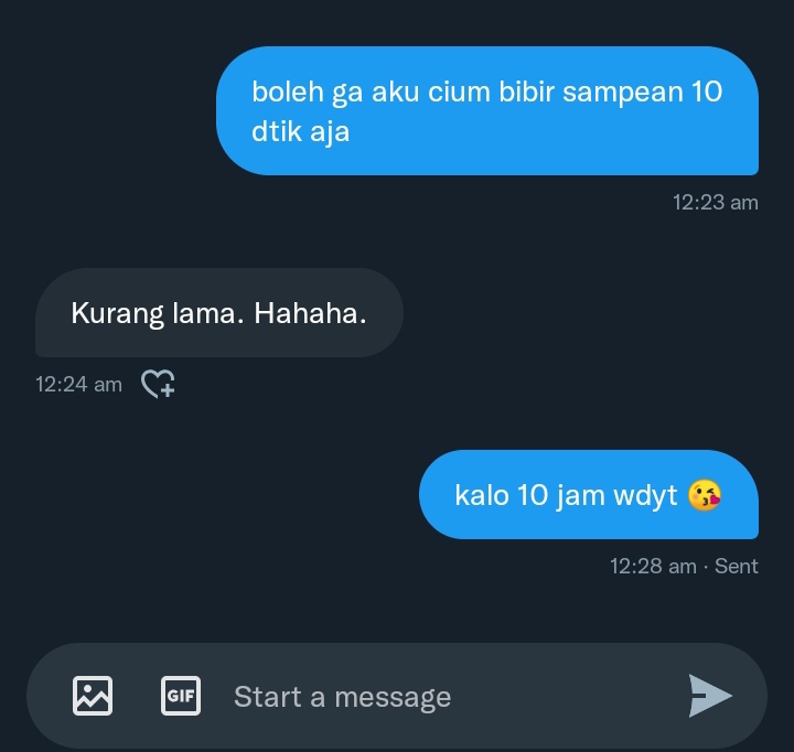 lucu bgt, pgn aku cium sampe 10 taun😘