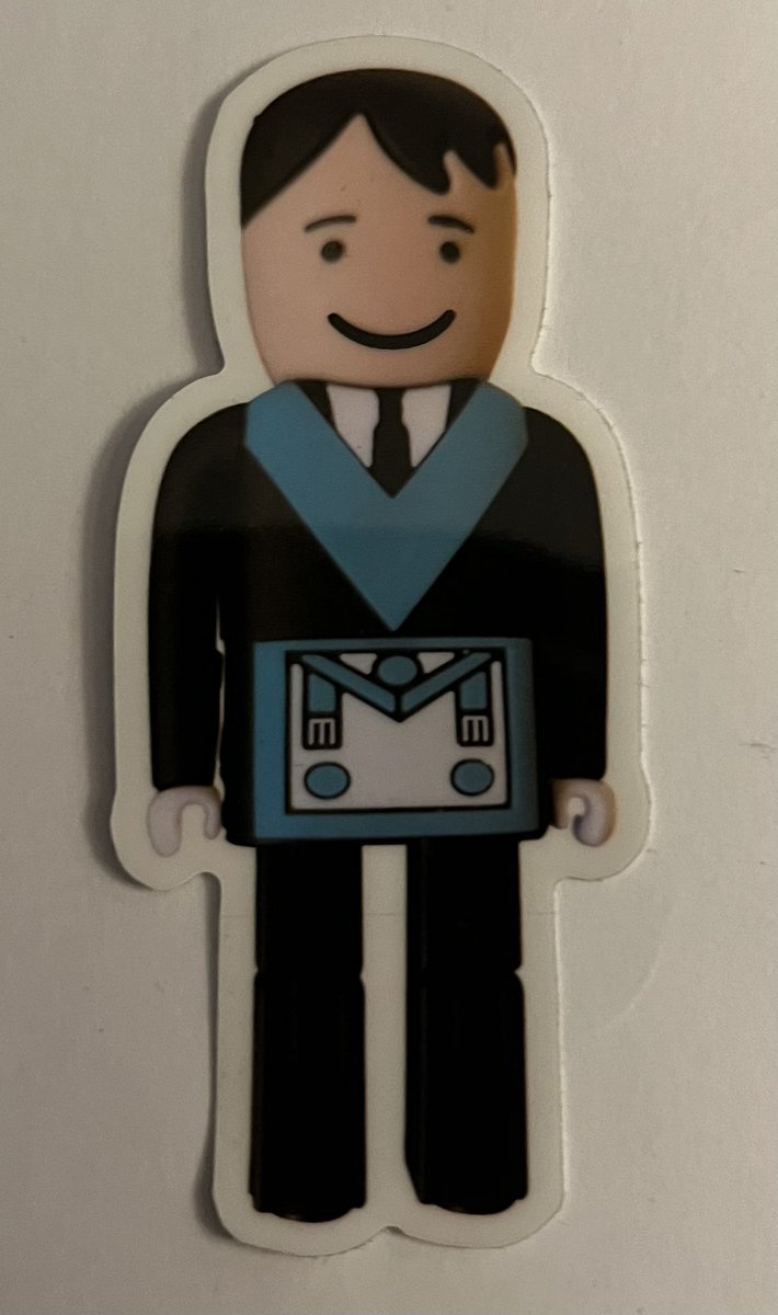 Progress_Lodge's tweet image. Mason man sticker craftmasons.co.uk