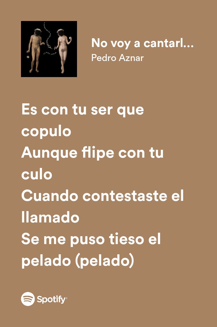 Pensé que era joda lo de Pedro Aznar. Luis Almirante Brown se hizo realidad:
open.spotify.com/track/3ke7QlAL…