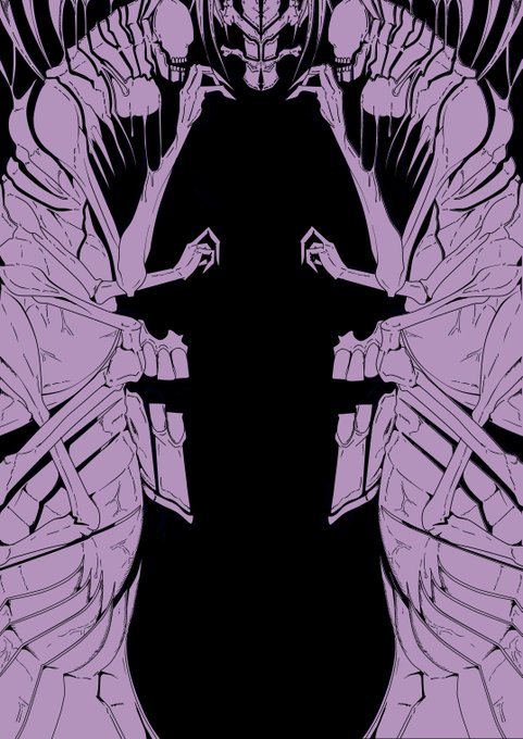 背景だけ先にできた
もう少し描き込むかも 