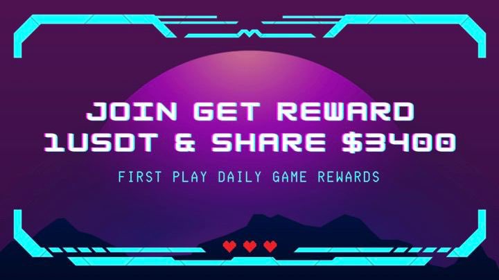 🗣️@FirstPlay2022Daily Join to win! 
 
1️⃣Join t.me/firstplay2022 &amp; discord.gg/CRME9RRqWk &amp; Follow @FirstPlay2022
2⃣️Join to get 1USDT/person:bit.ly/3H5wEMt
3⃣️Join get NFT bit.ly/3WdPrtp
4⃣️Join to share $3400 bit.ly/3Xforeg
 
#Giveaways