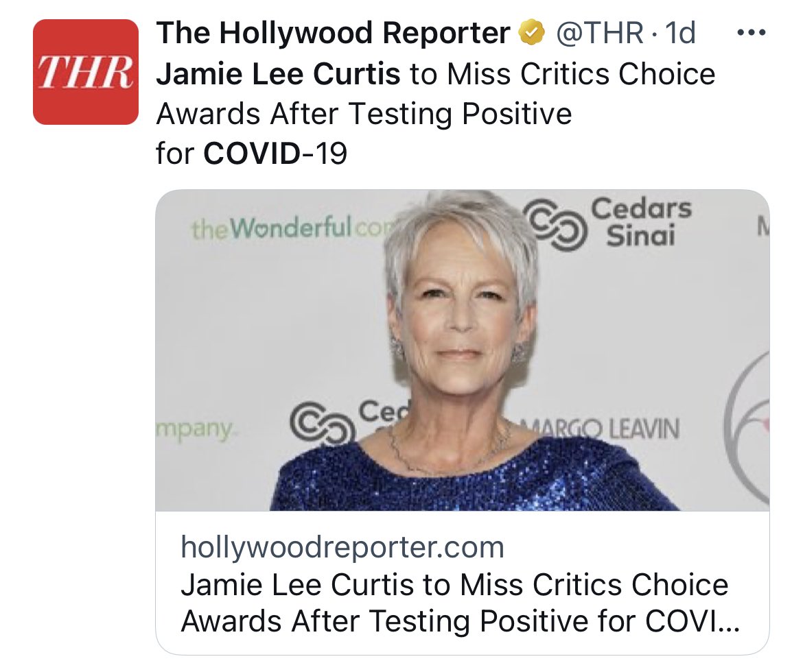 CurtisSChin's tweet photo. #USA 🇺🇸 #Hollywood 🎬 Was the #GoldenGlobes Awards a #superspreader event? 🍾🥂
Either way: #colinfarrell #brendongleeson #jamieleecurtis #getwellsoon 

Next up: The #CriticsChoiceAwards. 
👋 @marcmalkin @jrnepales @nepalesruben @timgray_variety @AaronCouch https://t.co/vXxDtk0fLd