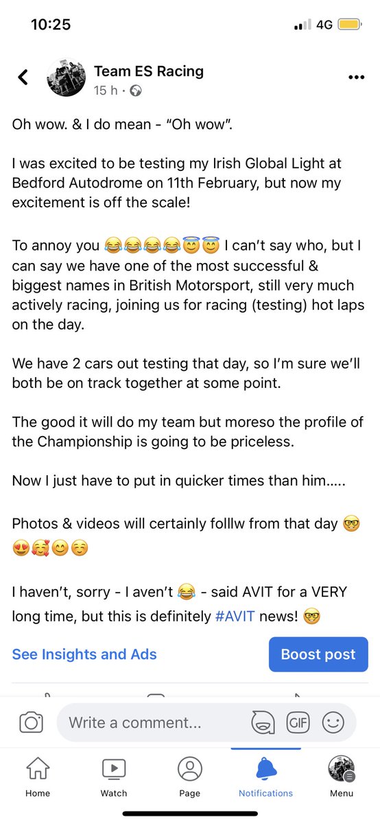 TeamESRacing's tweet image. Testing testing - 1, 2, 3 🤓😉

#AVIT #Testing #Motorsport #MSV #BedfordAutodrome #TeamESRacing #ChrisJames