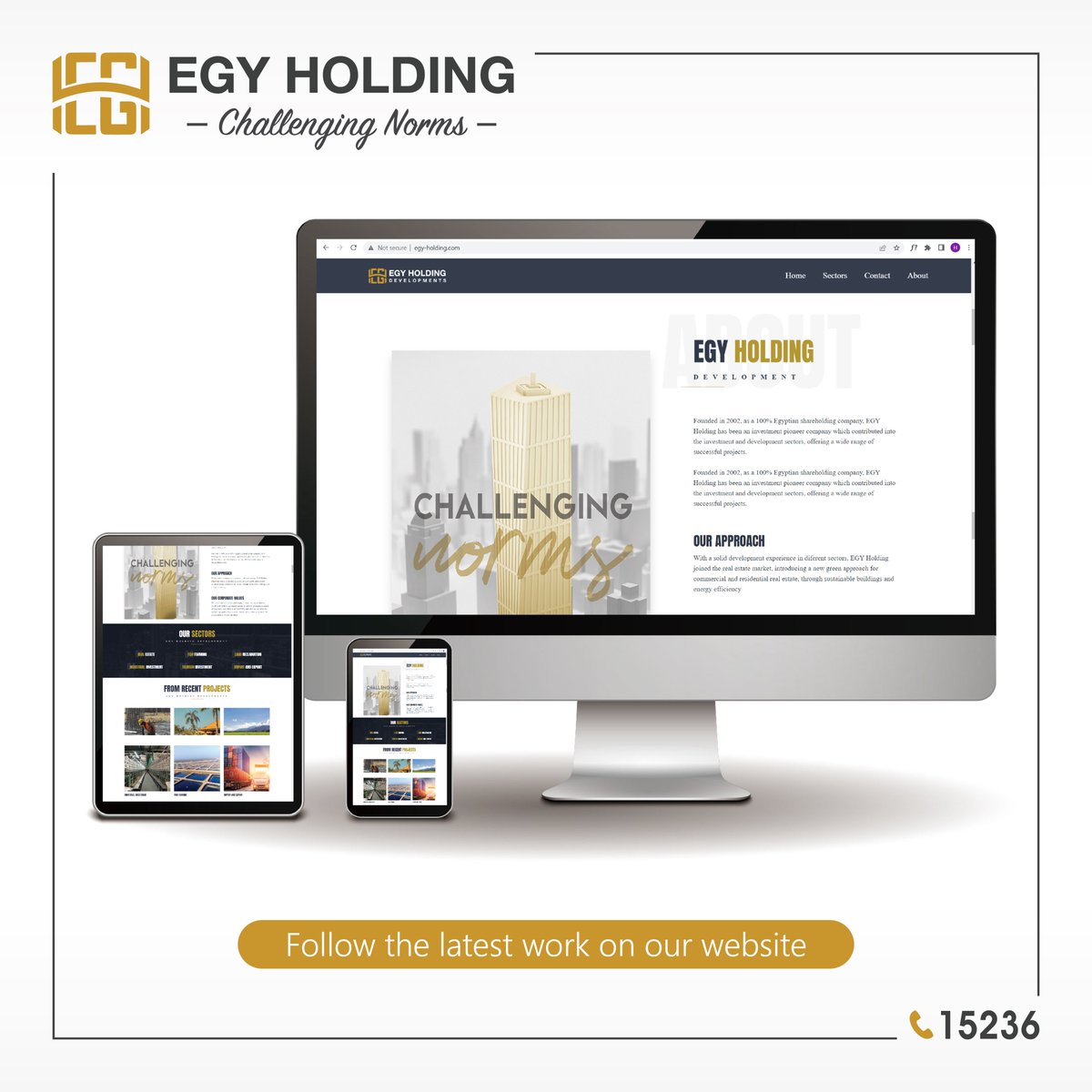 EgyHolding's tweet photo. Now check the latest developments and our projects 
of EGY HOLDING Via our website
https://t.co/KQgt3ejrgQ
#عام_الوصول https://t.co/bdXNR32cHz