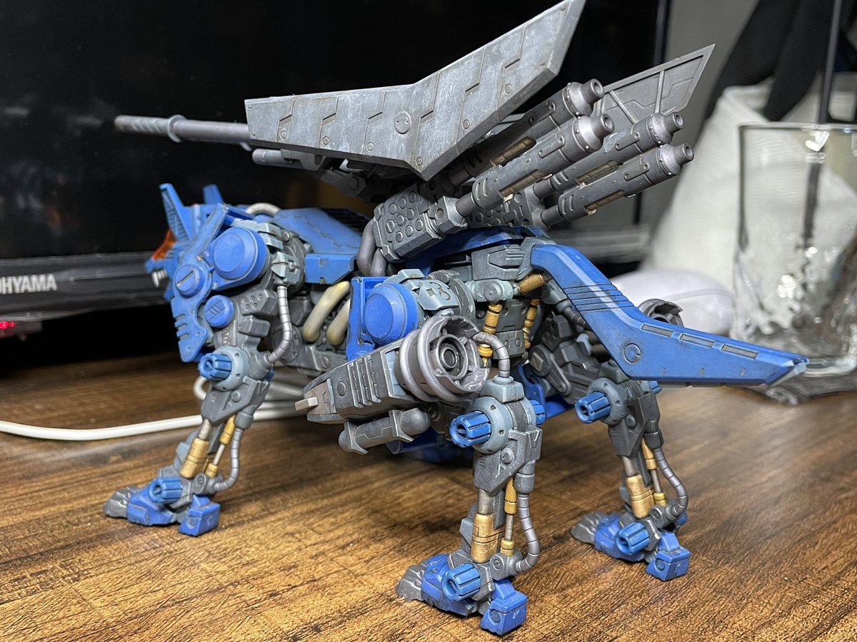 コマンドウルフ完成しました！
若干バラッド風

 #ゾイド
#HMM
#コマンドウルフ