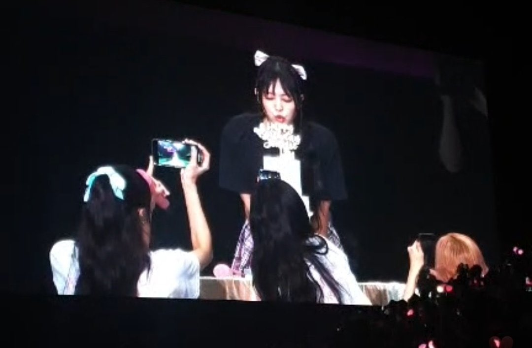 The pinks taking pictures of jennie im gonna cry yaaaaaaall