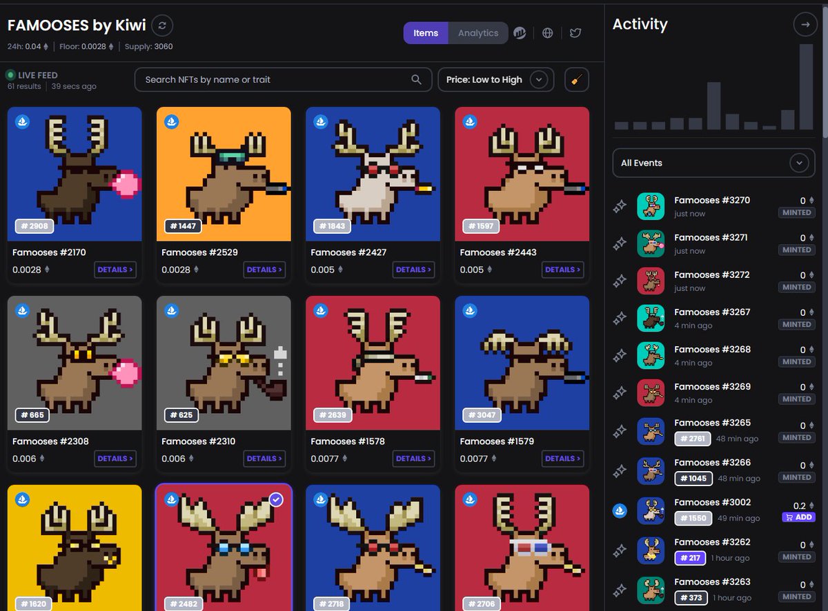 Famooses's tweet image. Good morning fams! Have an outstanding sunday!
 Today we've hit 1000+ holders and over 3000+ Famooses have been minted so far!

Get your free moose here:
famooses.xyz

This is just amazing fams!! Every journey starts with its first steps.
#Moosement #moosemania #nfts