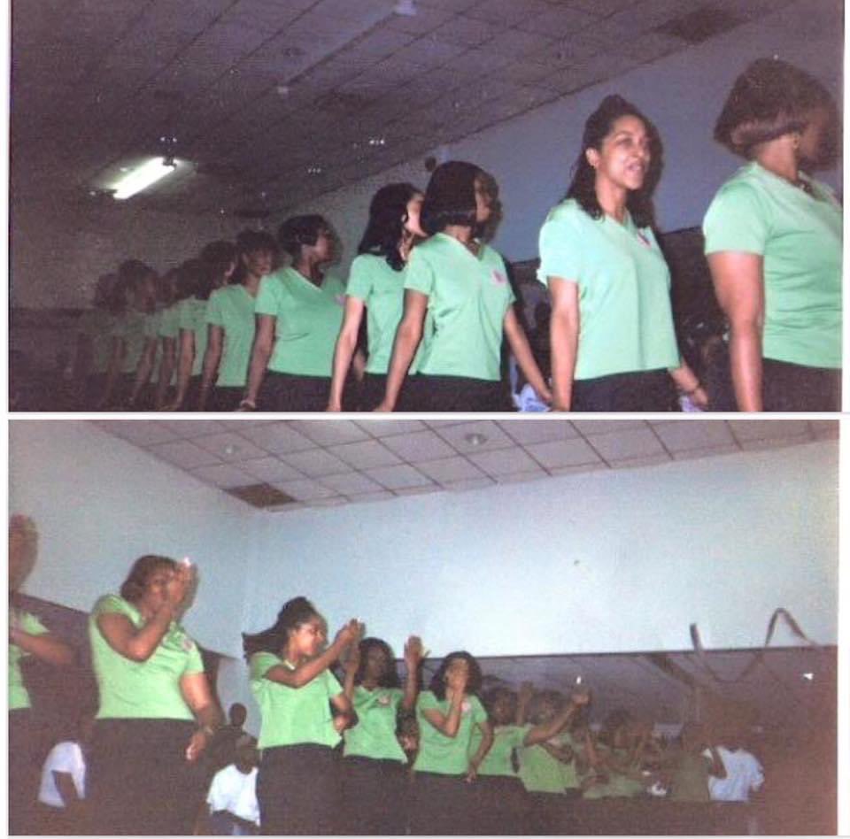 Tanya_N_Shelton's tweet image. Throwback to my days on the yard @PaulQuinn1872. The cafeteria was always crowded for probate shows. No flyers needed. You knew a line went over when everyone was dressed alike in morning classes. Happy Founders Day! 💗💚 #AKA1908 #ThetaTheta #Spring97 #PQC