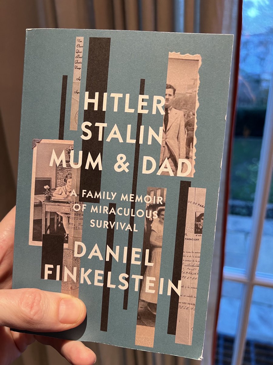 Got hold of a proof copy of ⁦@Dannythefink⁩ new book - he’s often told me parts of his extraordinary family story and I was so fortunate to know his mother Mirjam, who survived Belsen concentration camp - I know it will be beautifully written - very excited to read it