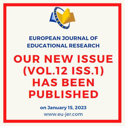 eu_jer's tweet photo. We are pleased to announce that our latest issue  (Vol.12 Iss.1) has been released. 
See https://t.co/bX4Gc7HoP9

#journal #educationalscience #scopus #article #eric #doaj #educationalresearch #peerreviewed #submission #phd #academic #academicresearch #manuscript #publication https://t.co/PVOoEbBD2j