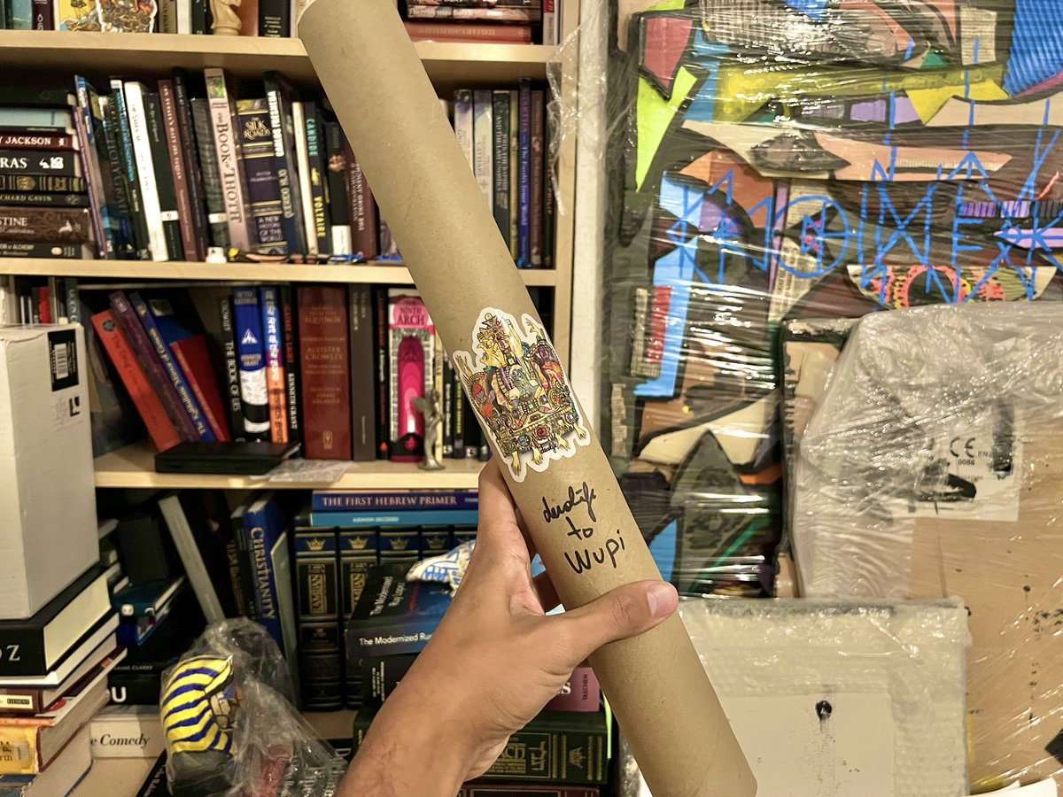 decolife1's tweet photo. There are exactly 107 physical artworks gifted to Decolife NFT holders in 13 different countries they hand drawn/painted, authenticity certificates, some prints and lots of stickers.

Step by step we are making it happen✨
The next one is going to @WupiMoney 👑🚀 https://t.co/T6J4SPRNVL