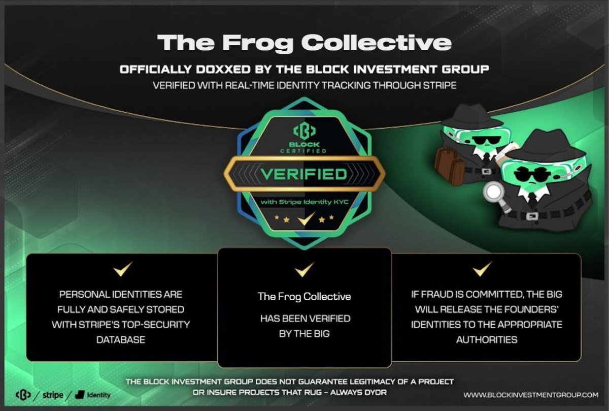 markiviloryeah's tweet photo. Imagine eating FUD for breakfast, lunch and dinner, well GM to you here's your dessert. The @frogscollective team just decided to be doxxed for the 2nd time around to boost the Tadpoles' confidence. Should they just reveal themselves on a thread then?
#RIBBIT ๐ธ #CNFT #VIFPass https://t.co/35BZEec01U