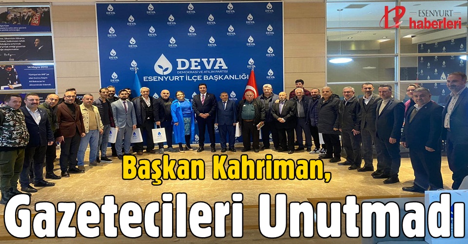 Başkan Kahriman, gazetecileri Unutmadı esenyurthaberleri.com/haber/baskan-k… @haliskahriman @emrahhazir @SenihaTuzluca @esenyurtadeva @alibabacan