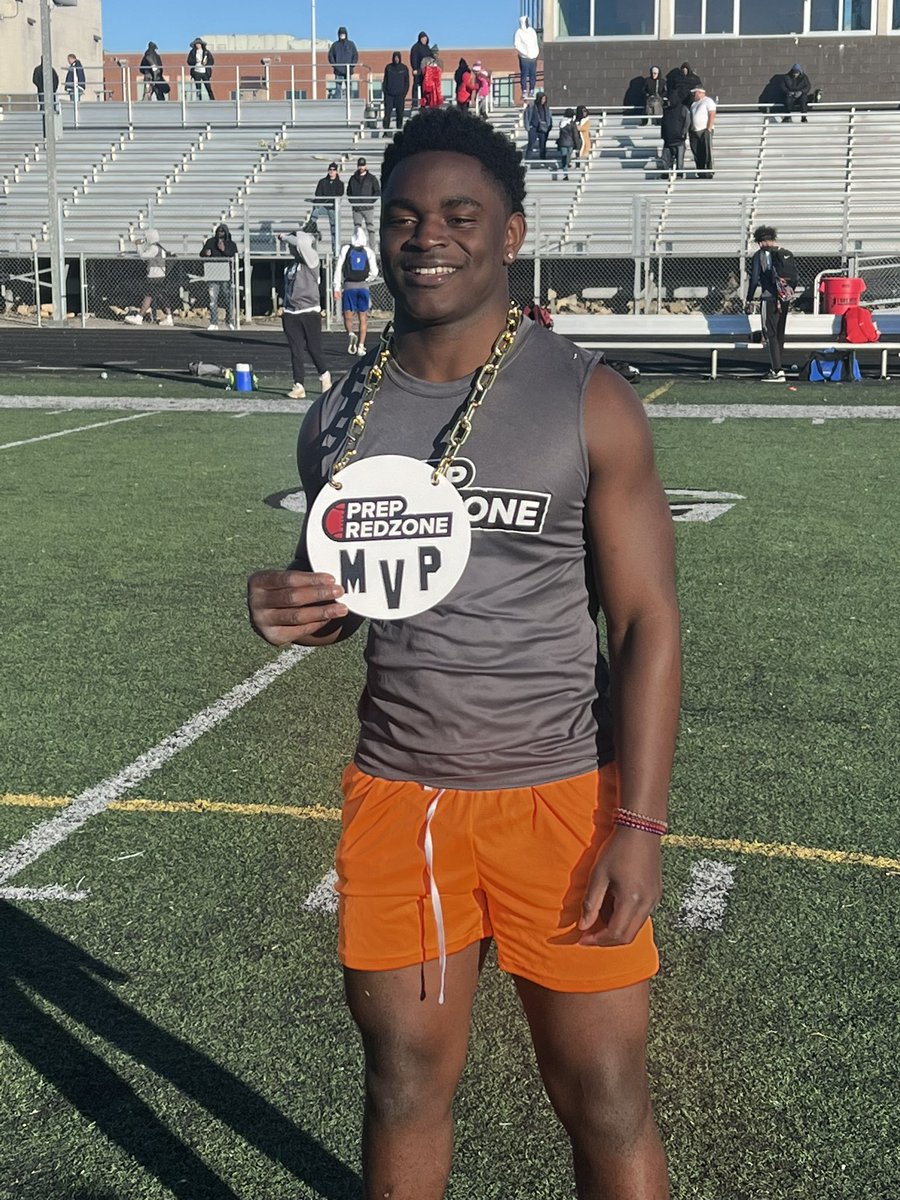 MVP AT THE PREP-REDZONE CAMP/COMBINE IN CHARLOTTE 🙏🏾<a href="/bobiewoodward/">Coach Baker Woodward</a> <a href="/wedding_daniel/">Daniel Wedding</a> <a href="/memphisj7/">Coach Jasen Cheatham</a> <a href="/CoachWalsh1518/">Robert Walsh</a> <a href="/Coach_Merritt/">Matt Merritt</a> <a href="/PrepRedzoneGA/">Prep Redzone Georgia</a> <a href="/PrepRedzoneNC/">Prep Redzone North Carolina</a> <a href="/RecruitGeorgia/">Recruit Georgia</a> <a href="/CoachTBarr/">#BESTAVAILABLE</a> <a href="/Rivals/">Rivals</a> <a href="/UC_Recruiting/">Cincy FB Recruiting</a> <a href="/MoHard20/">Montario Hardesty</a> <a href="/DellMcGee/">Dell McGee</a> <a href="/247Sports/">247Sports</a> <a href="/CoachYACJohnson/">DAVID JOHNSON</a> <a href="/Coach_Norvell/">Mike Norvell</a>