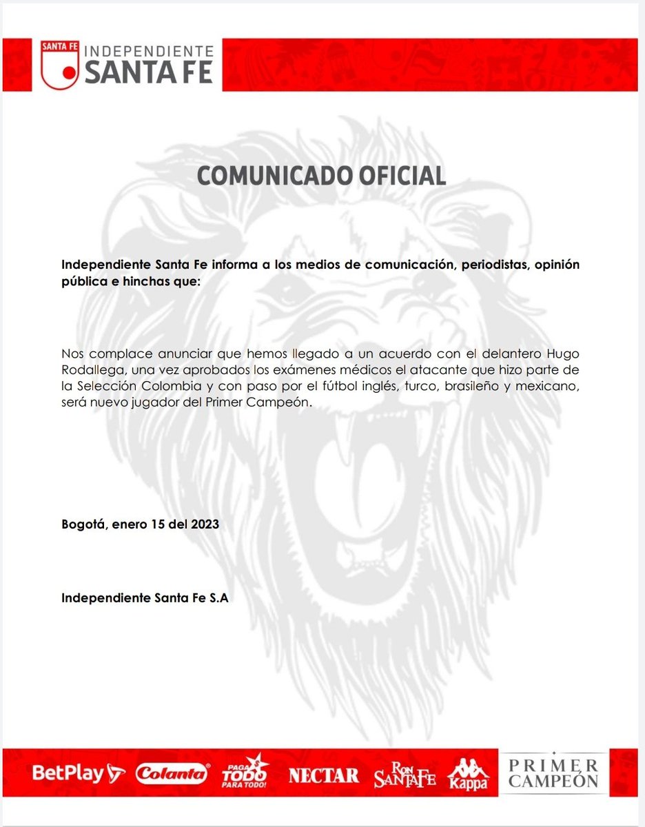 SantaFe's tweet image. 🖊️𝘾𝙤𝙢𝙪𝙣𝙞𝙘𝙖𝙙𝙤 𝙊𝙛𝙞𝙘𝙞𝙖𝙡: