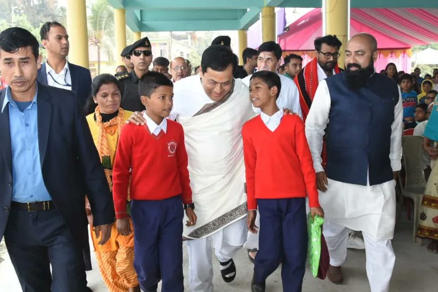 mriganka_dr's tweet photo. On this #bhogalibihu , blessed to be present at #Haribhanga Kalia-Gosain Than Annual Sabha, #barama LAC &amp; honoured to accompany HCM Ayush, HMSP @sarbanandsonwal da @BJP4NALBARI @BJP4India @BJP4Assam https://t.co/AB1gIhhTTh