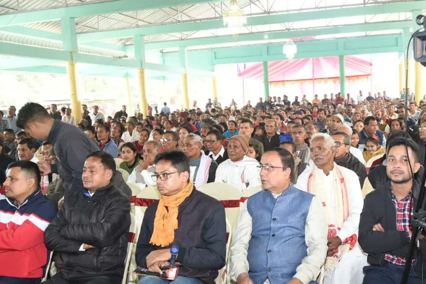 mriganka_dr's tweet photo. On this #bhogalibihu , blessed to be present at #Haribhanga Kalia-Gosain Than Annual Sabha, #barama LAC &amp; honoured to accompany HCM Ayush, HMSP @sarbanandsonwal da @BJP4NALBARI @BJP4India @BJP4Assam https://t.co/AB1gIhhTTh
