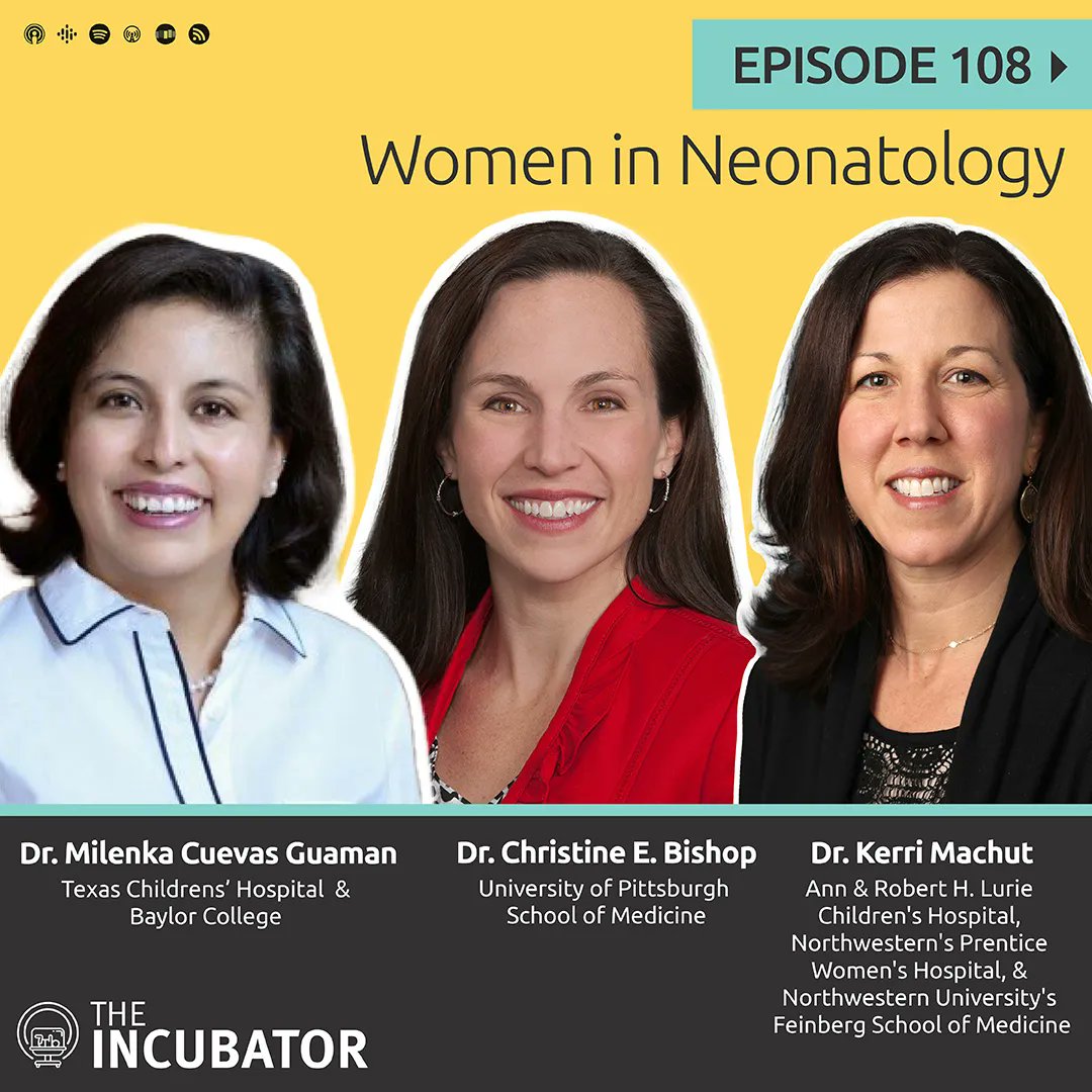 Next up, we're talking to women in #neonatology! Join us for a great conversation we had with three dynamic neonatologists! Tune in on your favorite podcast app.

#MedEd #WomenInMedicine #WomenNeo #WomenPhysicians #NeoTwitter @WomenNeo