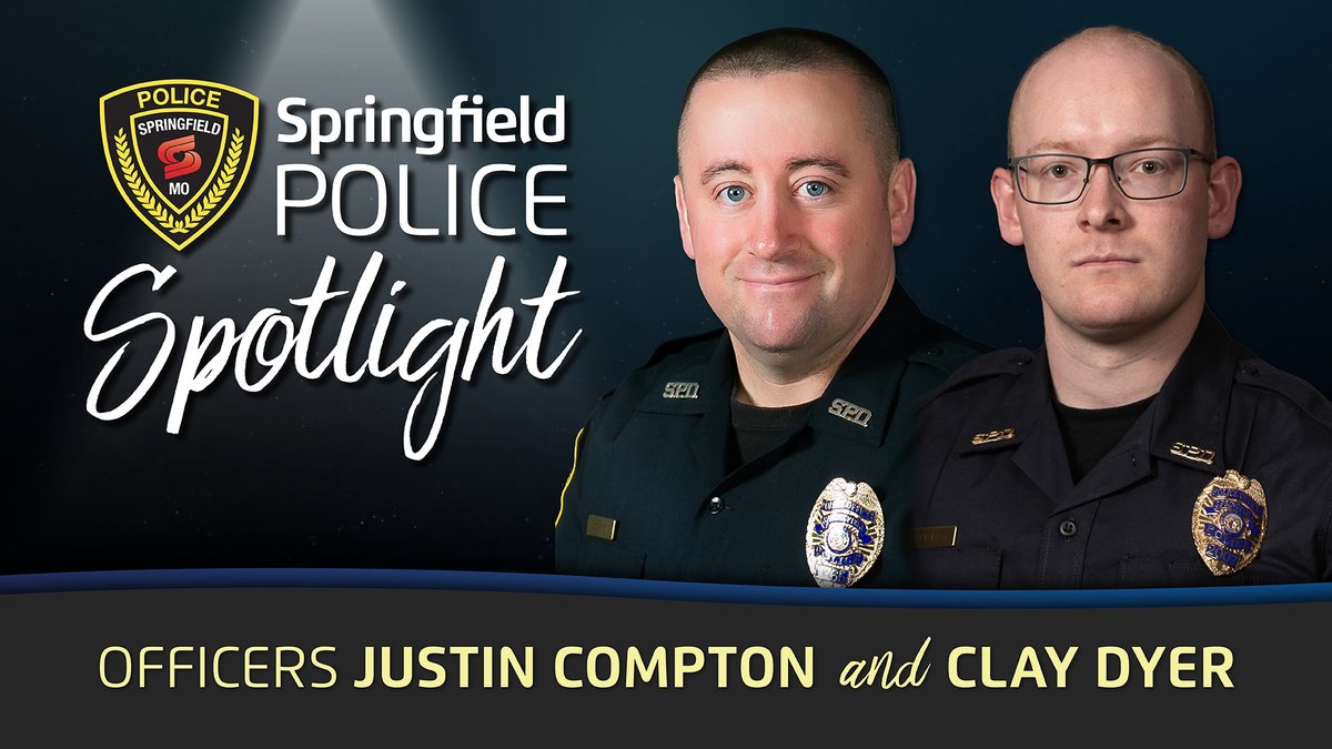 🌟 SUNDAY SPOTLIGHT 🌟

"Officers Compton &amp; Dyer were so calm the day my son busted his head open at preschool, quietly standing by to help. Their presence was so reassuring. Their watchful eye &amp; quiet, poised presence helped keep us calm. Thank you!" Ren

GoSPD.com