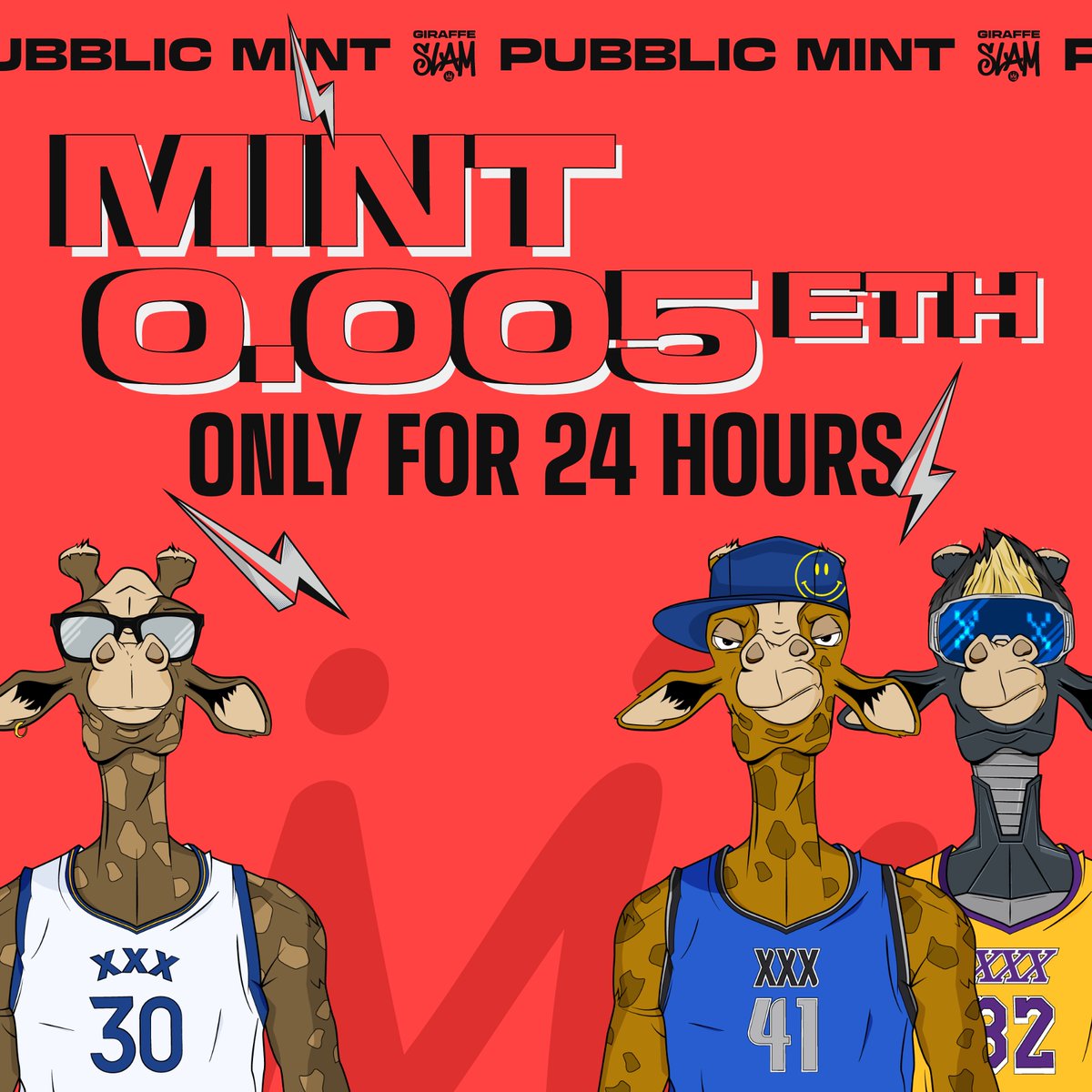 🔥 Mint NFT 0.005 Eth / Only for 24 hours 🔥

Price: 0.016 Eth
24H New Price: 0.005 Eth

Official mint page: mint.hakaji.io