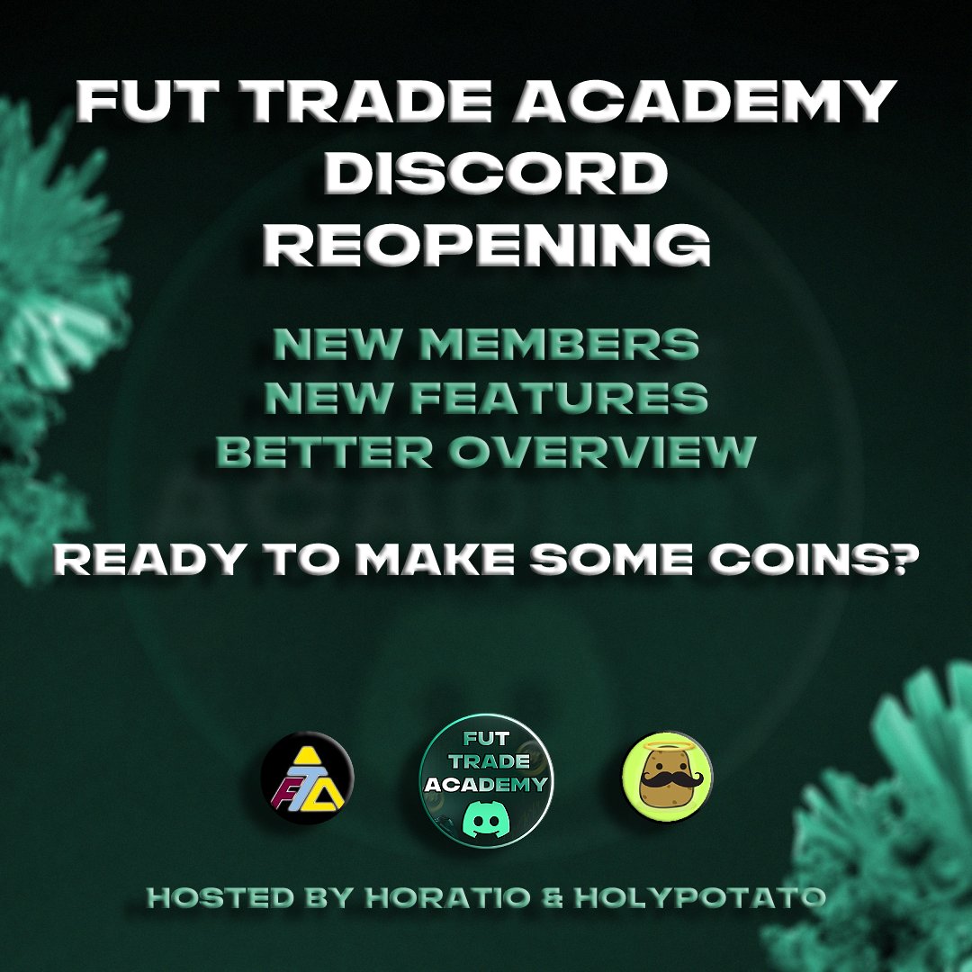 JamieEAFC's tweet image. 🚨 Today's the day 🚨

Follow these guys as they'll be posting links, which will be fastest finger first 💨

@BNFutTrader 🔥
@HolyPotatoFUT 🥔
@JacobMaguire__ 👊
@Voutah_fut ⚪
@S1Fut 👑
@GunnersaurusFUT 🦖
@TheFutTradingg 🐐
@PulgaFUT 💄
@FUTtradeacademy 😎
@NewsFIFA23 🗞