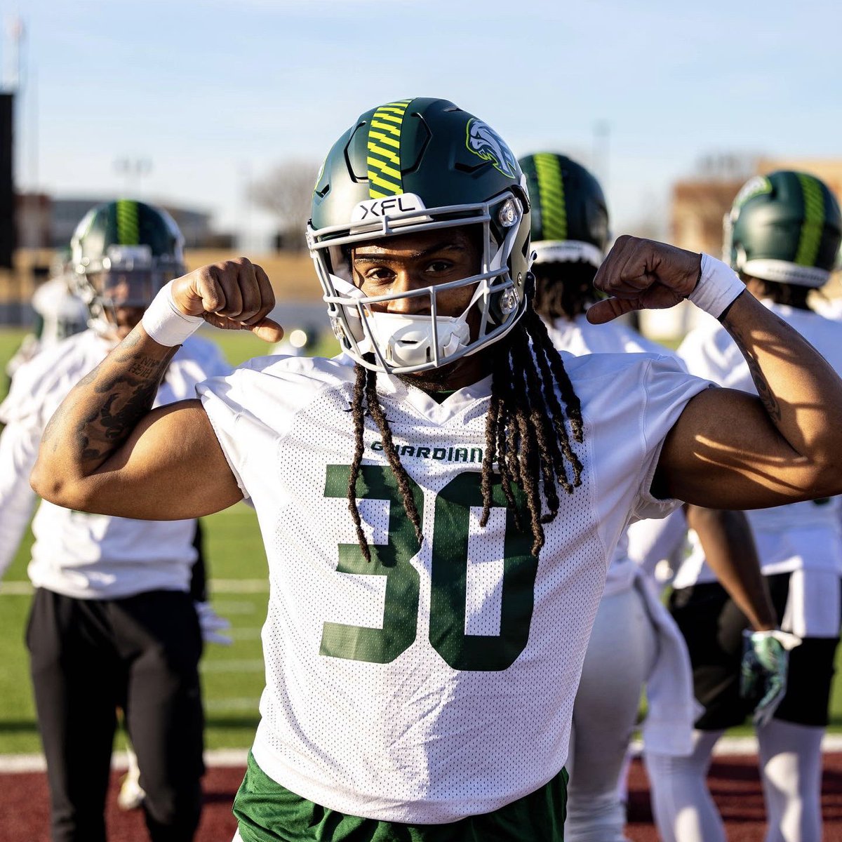 UFLGuardians's tweet image. good morning guardians fam 💪

@dcmaine30 | @XFL2023