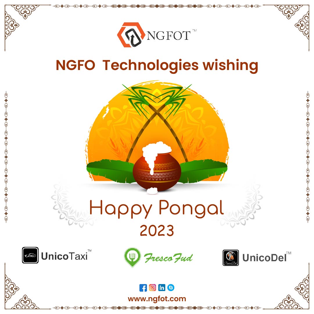 Happy Pongal to All !!

Have a wonderful time with your family and friends. Happy harvest festival!

இனிய பொங்கல் நல்வாழ்த்துக்கள் 🎆 🎋

#happypongal #pongalcelebration #festival #harvestfestival #happiness #NGFOT #unicotaxi #frescofud #appdevelopment