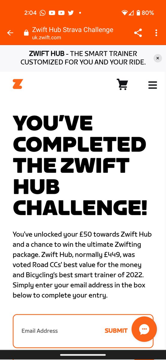 boltedneck's tweet photo. Hey @GoZwift, as I bought the zwift hub 2 weeks ago (it's awesome btw!) Any chance of a couple of months of a Zwift sub instead?
I know, I know, entitled much, but if you don't ask you don't get right? https://t.co/4u05r9r9X7