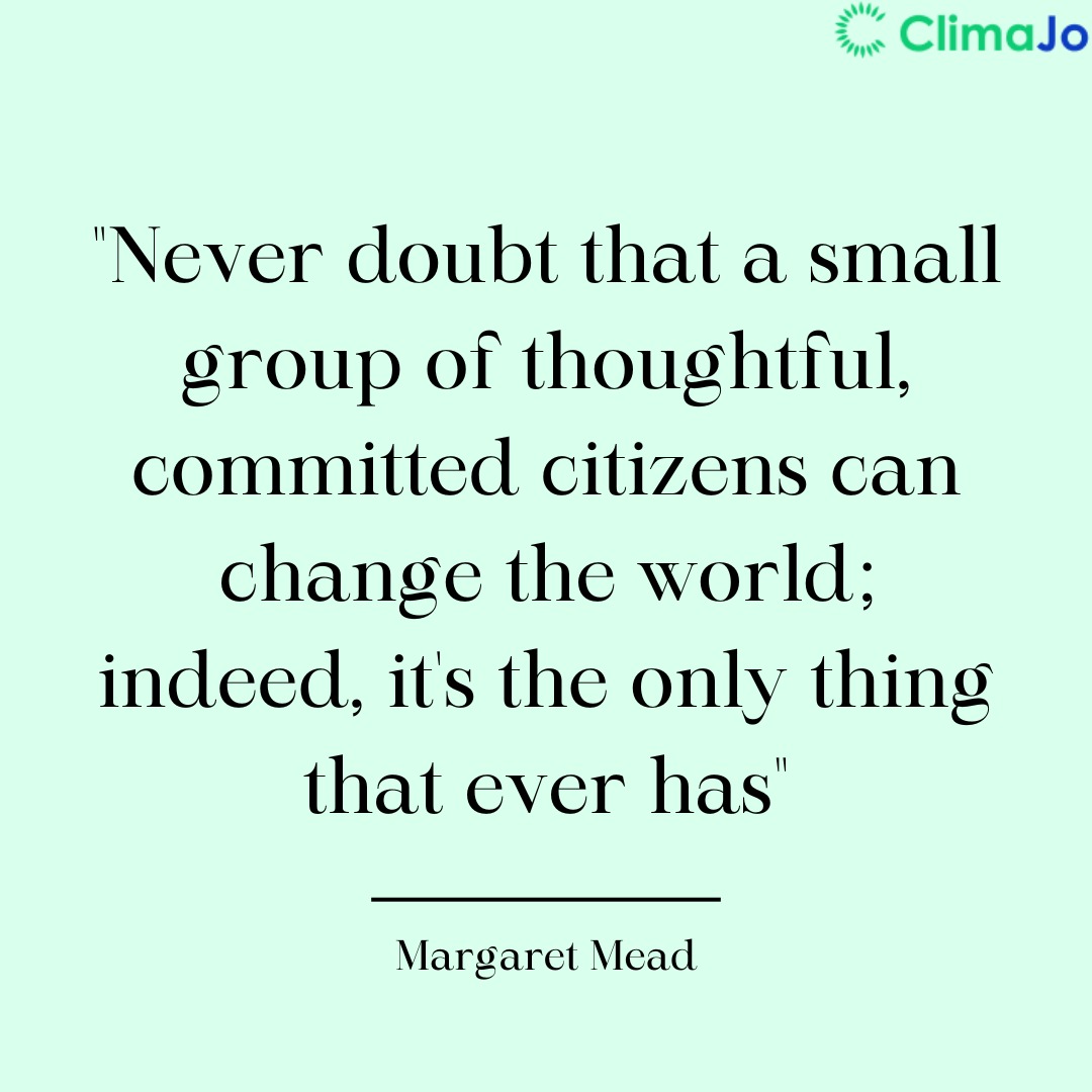 Words to live by for 2023! 💚

#ClimaJo #Sustainability #environment #GreenEnergy #ManchesterUnited #startups #green #India #Earth